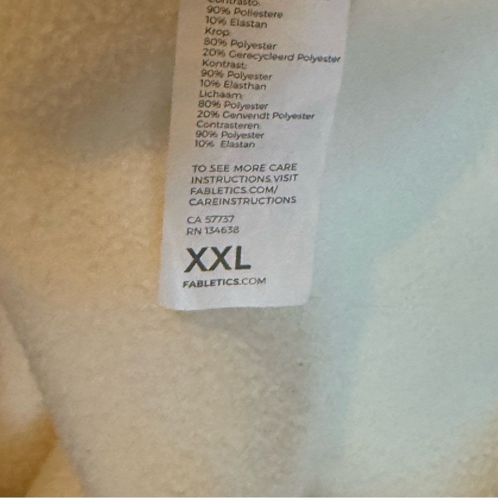 Fabletics The 1/4 Zip Explorer Pullover Size Xxl - image 8